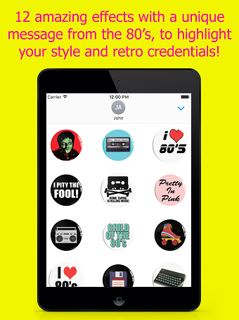 I Love the 80's App Design and UX Development