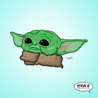 Grogu Illustration