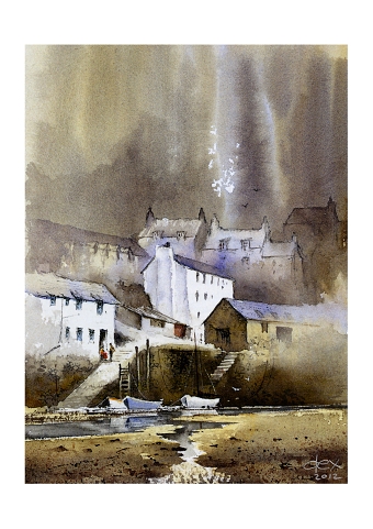 Watercolour - Polperro, Cornwall