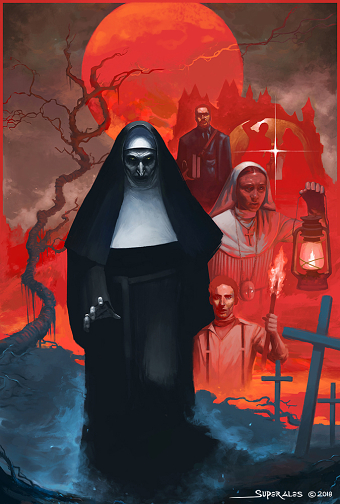 The Nun Movie Art Challenge