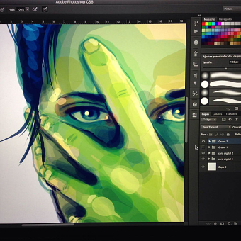 Digital mood faces