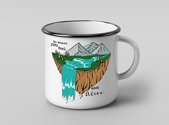 Mountains Illustration