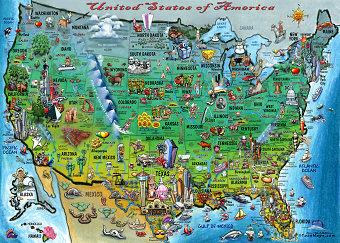 USA Fun Map