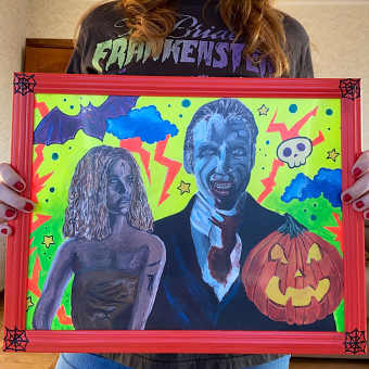 Painting based on the Rob Zombie's film