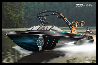 Boat wrap - Malibu Wakesetter