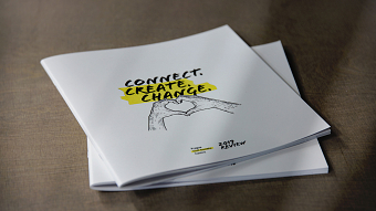 Annual Report book for Prague Civil Society Centre