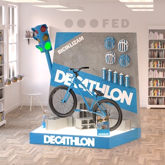Decathlon "Action" Retail Display