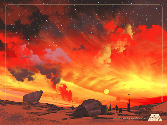 Binary Sunset