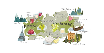Wine & Food Pairing Map