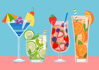 Illustration 'Cocktails'