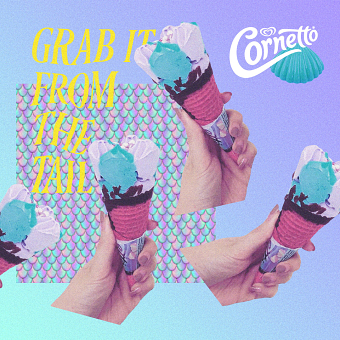 Cornetto mermaid Social Content