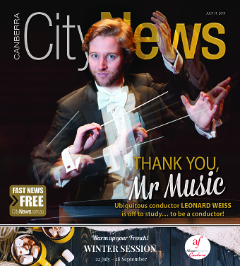 Cover Design featuring Music Conductor Leonard Weiss. Photo Enhancing and Retouching.