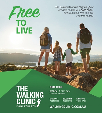 Advert Design: The WalkIng Clinic Podiatrists