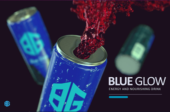 BLUEGLOW ENERGY DRINK