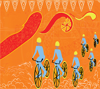 Mural Made for RTA Dubai Theme: Arabic & Indian