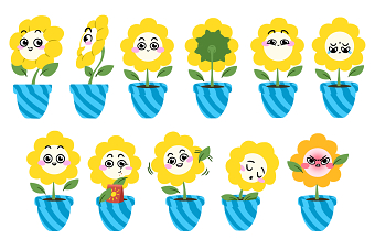 Blomman Mascot Sunny Sunflower