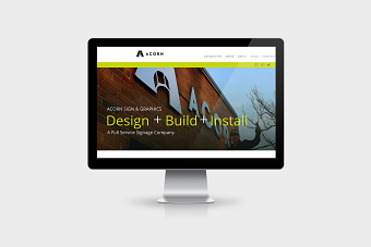 Acorn Sign & Graphics Website and Branding