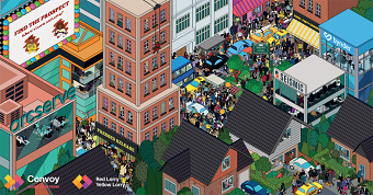 Red Lorry Yellow Lorry - Campaign Illustration