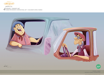 Character Designs & Inspirational Art for AKAPOL S.A.