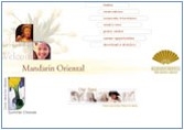 Mandarin Oriental Hotels Branding Website