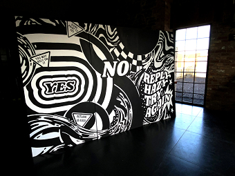 Hazy Mural