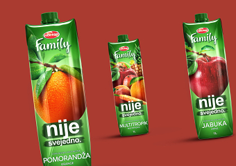 Nectar Family packaging redesign