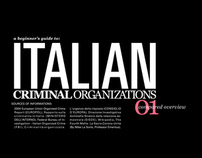 Italian Criminal Organizations - compared overview
