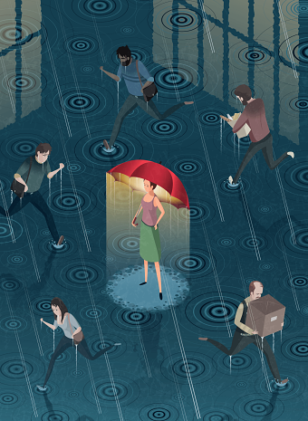 Downturn illustration for Wardour and Brewin Dolphin