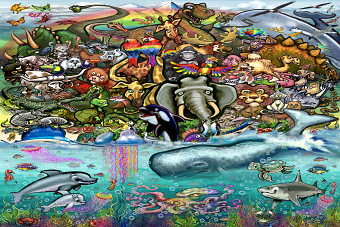 Animals of Land and Sea
