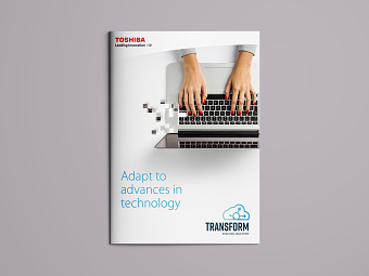 Toshiba print & digital campaign