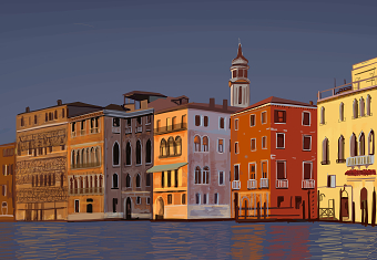Venice at dusk