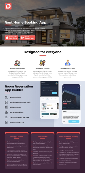 Rent Home Booking App