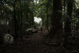 Matte Painting - Isla Nublar Expedition