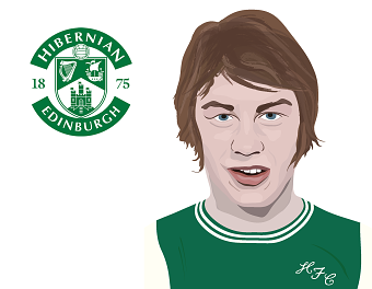Hibernian F.C. Player Illustration