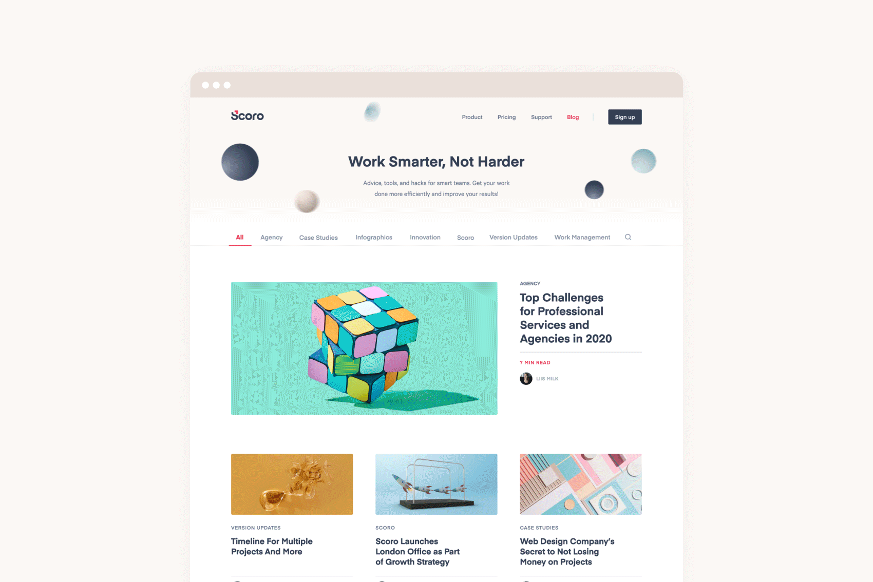 Scoro Website