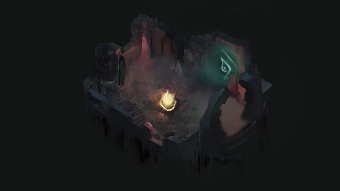 Ruined temple