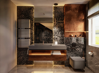 Dark bathroom