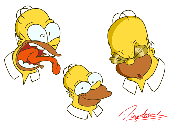 Floating Homer Heads