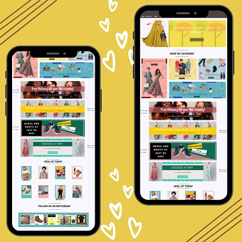 FASHION ECOMMERCEUI/UX Design