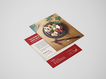 Japanese Bento Shop Flyer