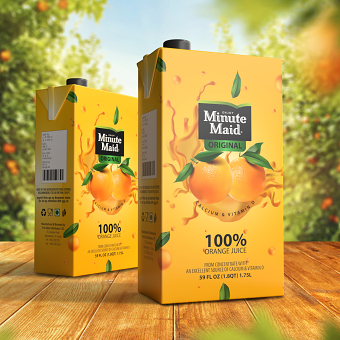 Minute Maid Packaging Design