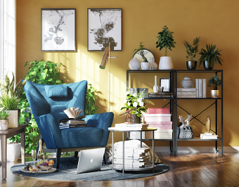 Interior Works-Summer Theme(Office Work)
