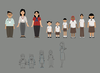 Teachers: Character Designs