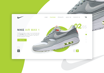 NIKE LANDING PAGE CONCEPT