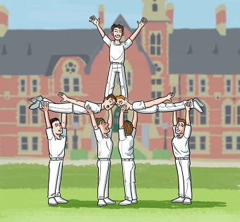 Horrible Histories style book illustrations