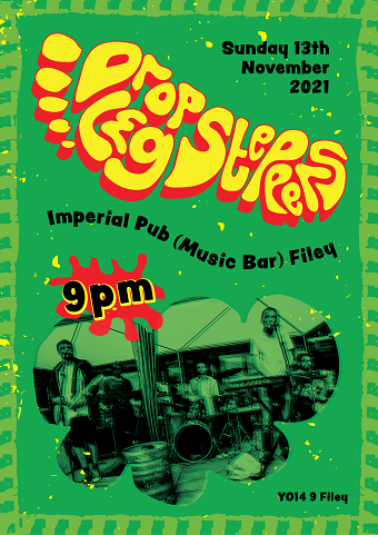 Poster design for Drop Leg Steppers & Lobo Lex