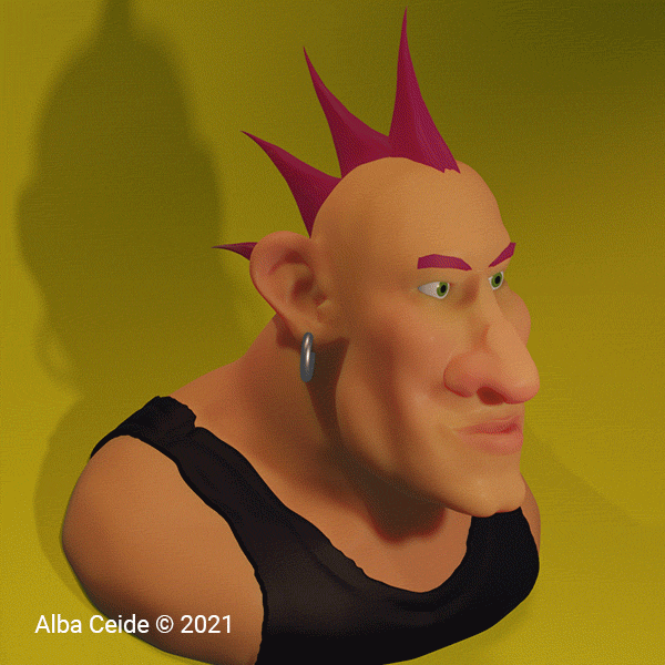 Punky Fella - 3D Modeling