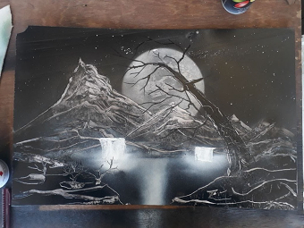 Spray Paintings