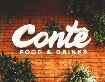 Contê Food & Drinks - Restaurant Branding