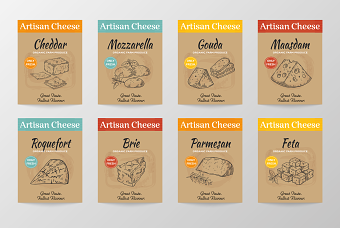 Cheese Package Labels